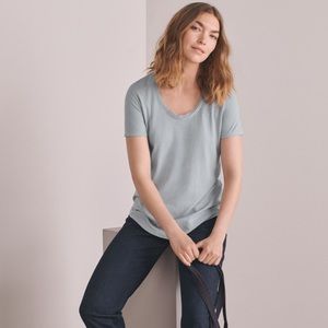 POETRY Scoop Neck Hemp & Organic CottonT-shirt